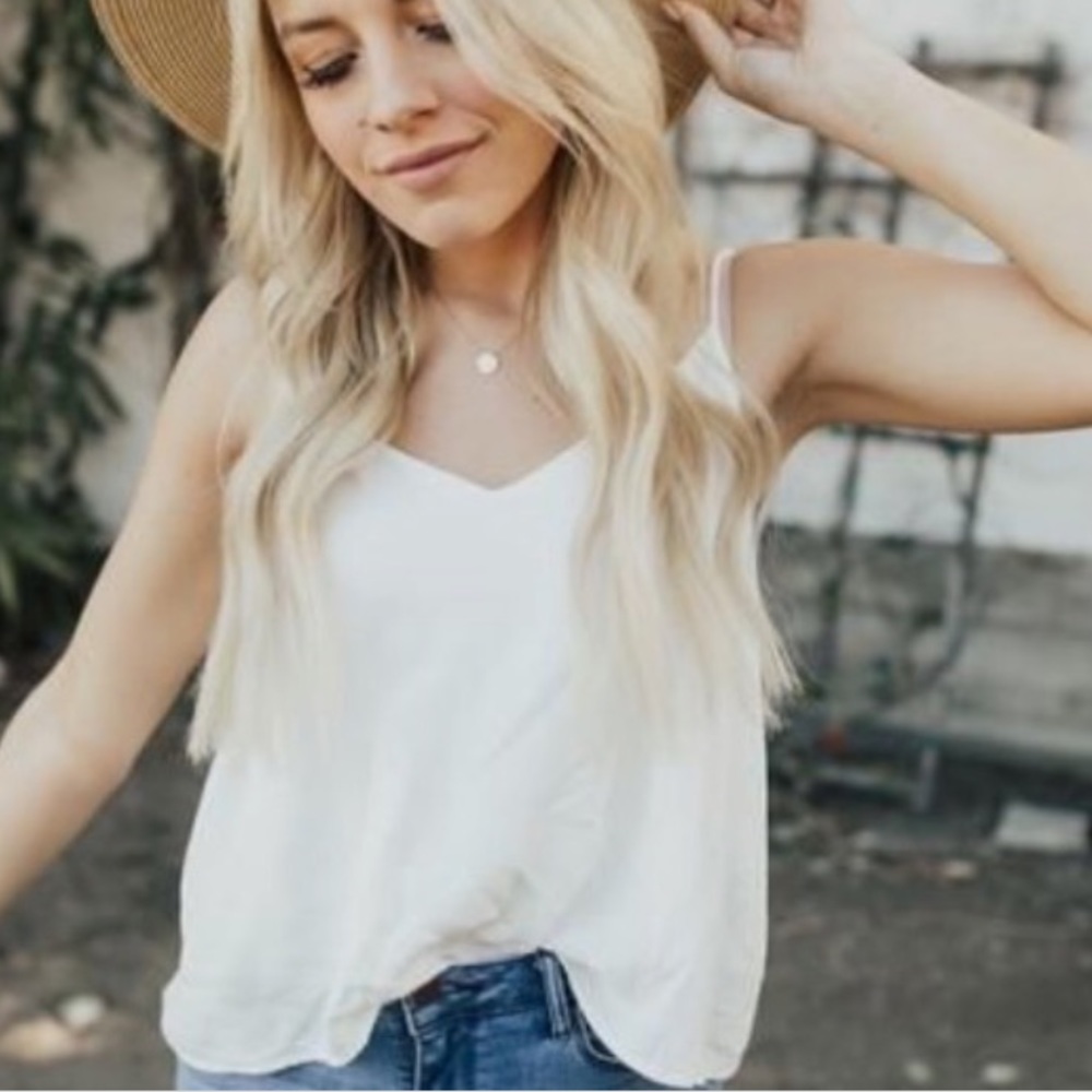 CJLA "Beth" Tank Top, Black - Carly Jean Los Angeles.